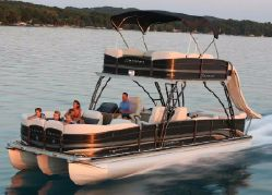 Used Pontoon Boats For Sale by owner | 2015 Premier 310 Sky Deck